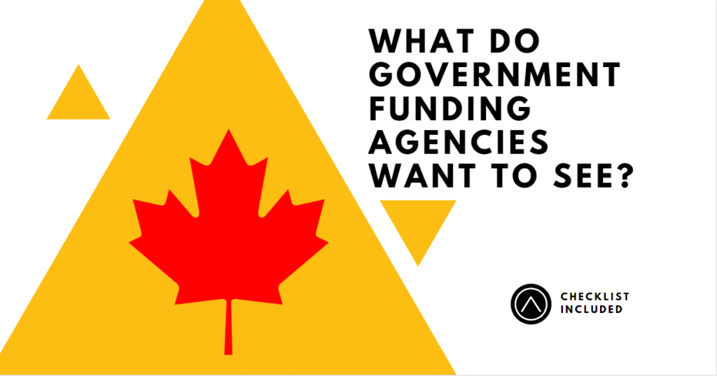 What do government funding agencies want to see? – Canada Small ...