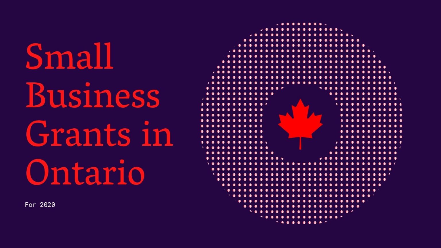 Getting Startup business grants in Canada Canada Small Business